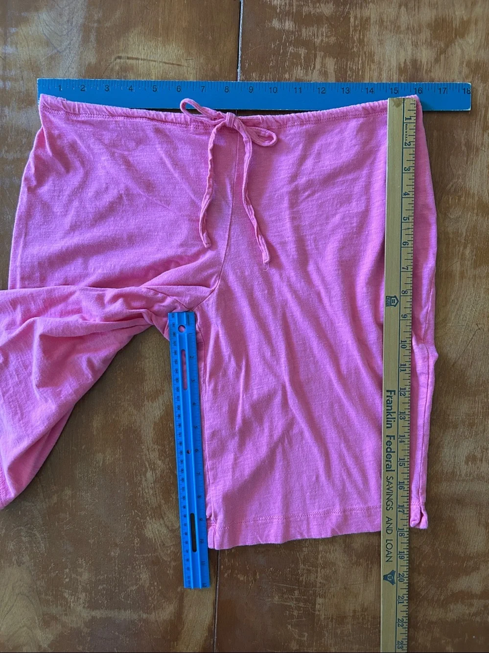 LRL Pajama Bermuda Shorts Set - Pink - Sz Small - Picture 11 of 12